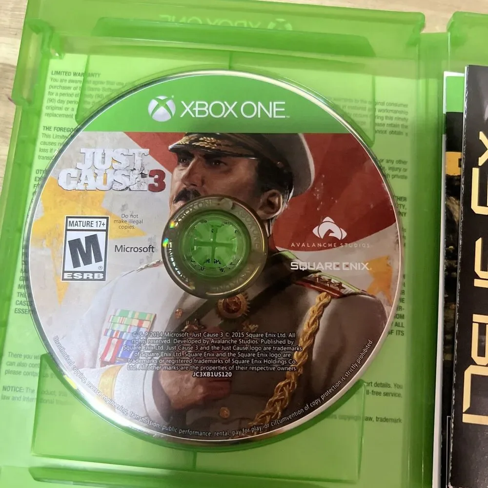Just Cause 3: Day One Edition (Microsoft Xbox‎ One, 2015)